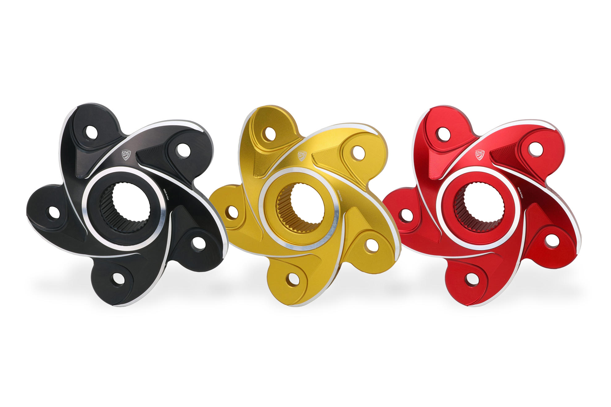 CNC Racing NEW STYLE Bicolor Small Rear Sprocket Flange for Ducati CNC Racing NEW STYLE Bicolor Small Rear Sprocket Flange for Ducati